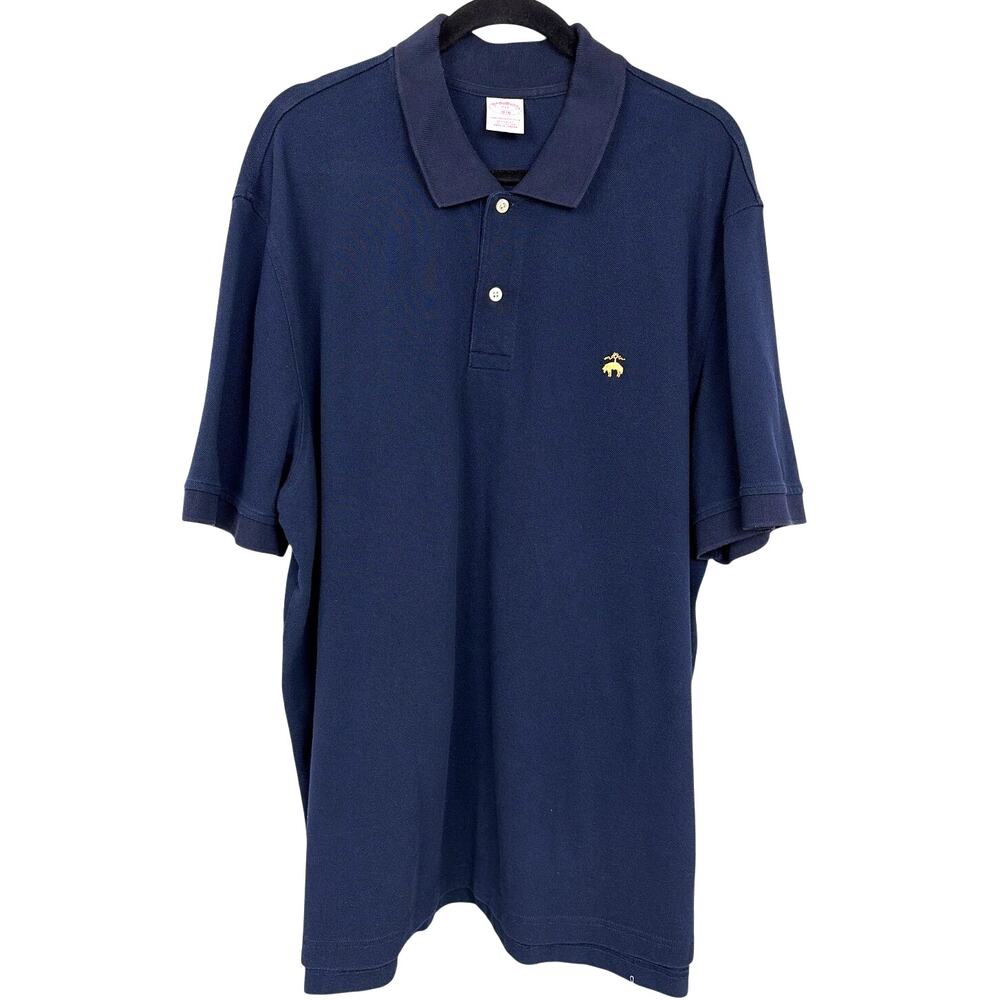 Brooks Brothers 1818 Golden Fleece Quiet Luxury Preppy Performance Polo XXL